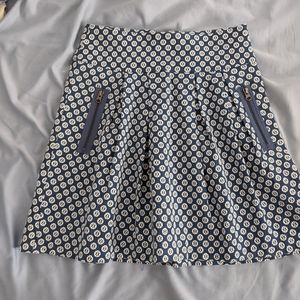 Anthropologie Maeve blue skirt